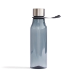 BPA-freie Wasserflasche aus Tritan mit Schlaufe zum Aufhängen, 600 ml farbe grau