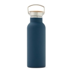 Robuste rostfreie Edelstahlflasche als Werbeartikel, 500 ml farbe blau