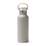 Robuste rostfreie Edelstahlflasche als Werbeartikel, 500 ml farbe grau