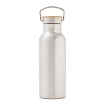 Robuste rostfreie Edelstahlflasche als Werbeartikel, 500 ml farbe silber