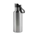 Hochwertiges Werbegeschenk Thermosflasche mit Griff, 500 ml farbe silber