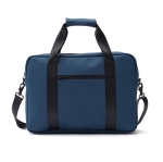 Moderne wasserfeste Notebook Tasche mit Tragegurt und Gurt für Trolley farbe blau