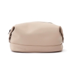 Hochwertige wasserabweisende Kosmetiktasche im einfachen Stil farbe beige