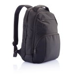 Umweltfreundlicher Laptop-Rucksack aus recyceltem Polyester, 15,6” farbe schwarz