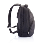 Umweltfreundlicher Laptop-Rucksack aus recyceltem Polyester, 15,6” farbe schwarz dritte Ansicht