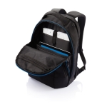 Umweltfreundlicher Laptop-Rucksack aus recyceltem Polyester, 15,6” farbe schwarz vierte Ansicht