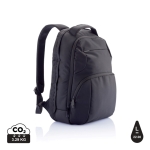 Umweltfreundlicher Laptop-Rucksack aus recyceltem Polyester, 15,6” farbe schwarz