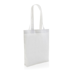 Bio-Tasche aus ungefärbtem, recyceltem Canvas, 285 g/m2 farbe weiß