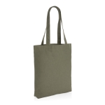 Bio-Tasche aus ungefärbtem, recyceltem Canvas, 285 g/m2 farbe dunkelgrün