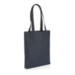 Geräumige Denim-Tasche aus recyceltem Material, 320 g/m2 farbe jeansblau