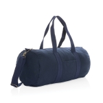 Reisetasche aus nachhaltigem Canvas mit Henkeln als Öko-Werbemittel farbe marineblau