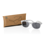 Sonnenbrille aus reyceltem Plastik PP, UV400-Schutz Ansicht mit Box