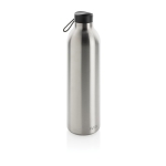 Recycelte Stainless-Steelflasche mit großem Fassungsvermögen, 1 L farbe silber