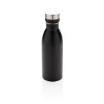 Auslaufsichere Flasche aus recyceltem Edelstahl, BPA-frei, 500 ml farbe schwarz