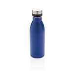 Auslaufsichere Flasche aus recyceltem Edelstahl, BPA-frei, 500 ml farbe blau