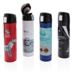 Thermoskanne aus Edelstahl als Merchandising bedrucken lassen, 450 ml farbe blau