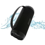 Recycelter Bluetooth-Lautsprecher IPX4 wasserdicht, IPX4 AquaTunes farbe schwarz zweite Ansicht