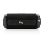 Recycelter Bluetooth-Lautsprecher IPX4 wasserdicht, IPX4 AquaTunes farbe schwarz vierte Ansicht