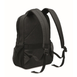 Laptop-Rucksack aus RPET-Polyester mit Trolley-Halterung, 15” farbe schwarz zweite Ansicht