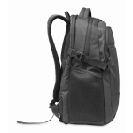 RPET Laptop-Rucksack mit mehreren gepolsterten Taschen, 15'' farbe schwarz