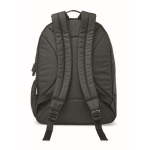 Laptop-Rucksack aus RPET-Polyester mit Taschen und Polsterung, 15'' farbe schwarz dritte Ansicht