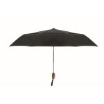 Windfester faltbarer Regenschirm aus 190T Polycotton, Ø 99 cm farbe schwarz