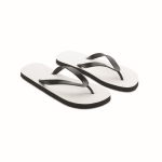 Flip-Flops mit Farbbild bedrucken farbe schwarz