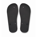 Flip-Flops mit Farbbild bedrucken farbe schwarz dritte Ansicht