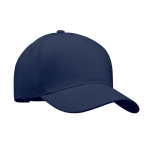 Baseballkappe aus dickem Baumwolltwill, Größe 7 1/4, 260 g/m2 farbe marineblau