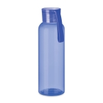 Tritan-Flasche mit Silikonschlaufe für Messen und Events, 500 ml farbe blau-transparent