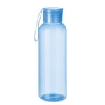 Tritan-Flasche mit Silikonschlaufe für Messen und Events, 500 ml farbe transparentes hellblau