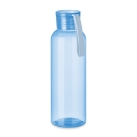 Tritan-Flasche mit Silikonschlaufe für Messen und Events, 500 ml farbe transparentes hellblau