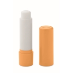 Veganer Lippenbalsam, LSF 10, in recyceltem ABS-Etui farbe orange