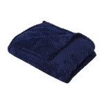 Kuscheldecke aus Fleecefaser im gerippten Design, 230 g/m2 farbe blau 41603.75