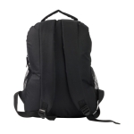 Rucksack als Werbemittel aus 600D Polyester mit vielen Außentaschen farbe schwarz erste Ansicht