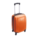 Trolley mit Rollen und Zahlenschloss sowie gravierbarer Metallplatte farbe orange 41603.75