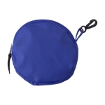 Faltbare Einkaufstasche aus 190T Polyester mit Haken farbe blau 41603.75