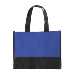 Zweifarbige Non-Woven-Tasche in vielen Farben bedrucken, 80 g/m2 farbe blau erste Ansicht