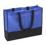 Zweifarbige Non-Woven-Tasche in vielen Farben bedrucken, 80 g/m2 farbe blau 41603.75