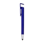 Metall-Touchpen mit Handyhalter und blauer Tinte farbe blau 41603.75