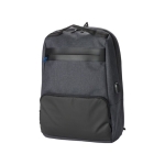 Antidiebstahl-Laptop-Rucksack aus widerstandsfähigem Kunststoff, 15” farbe schwarz neunte Ansicht