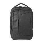 Laptop-Rucksack aus Polyester mit Taschen und gepolsterten Griffen, 15” farbe schwarz erste Ansicht