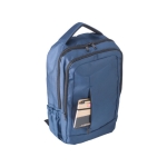 Laptop-Rucksack aus Polyester mit Taschen und gepolsterten Griffen, 15” farbe blau erstes Detailbild