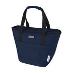 Thermotasche aus recyceltem Material mit bequemen Griffen farbe marineblau