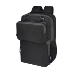 PC-Rucksack aus recyceltem Polyester mit abnehmbarer Hüfttasche, 15 farbe schwarz