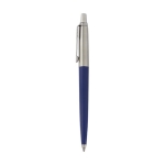 Stift aus recyceltem Material mit blauer Parker Jotter Tinte farbe marineblau Seitenansicht