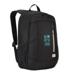 RPET-Rucksack für PC mit Tasche für 15,6-Zoll-Tablet als Werbeartikel Ansicht mit Druckbereich