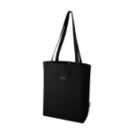 Tasche mit langen Henkeln für PC aus recycelter Baumwolle, 15” farbe schwarz