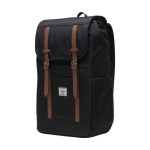 Vielseitiger recycelter Herschel Retreat Laptop-Rucksack, 15” farbe schwarz