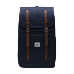 Vielseitiger recycelter Herschel Retreat Laptop-Rucksack, 15” farbe marineblau zweite Vorderansicht